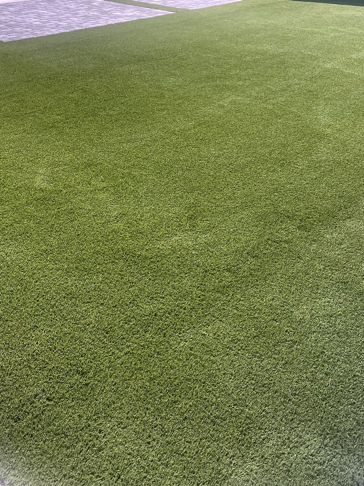 Artificial turf lawn installed by Unique Pavers in Las Vegas