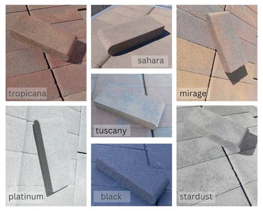 6x14 Bullnose and Coping, photo courtesy of Las Vegas Paver