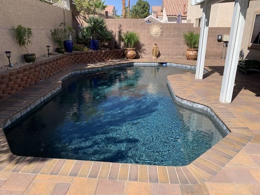 Bullnose and Pool Edge Coping, photo courtesy of Las Vegas Paver
