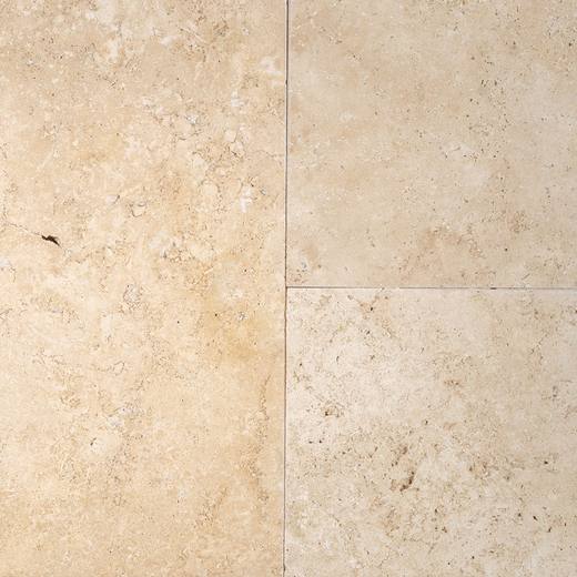 Serenade Travertine (Desert Beige), photo courtesy of Bedrock Landscape Supply