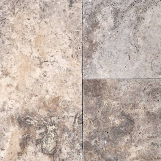 Serenade Travertine (Silver Mist), photo courtesy of Bedrock Landscape Supply