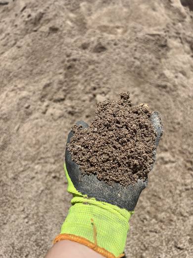 Concrete Sand, photo courtesy of Bedrock Landscape Supply