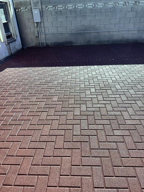 Herringbone at the gate, a Unique Pavers job in Las Vegas Valley